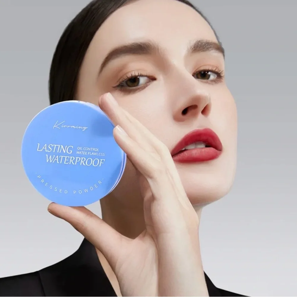 Lasting Waterproof Pressed Powder Foundation - Cream